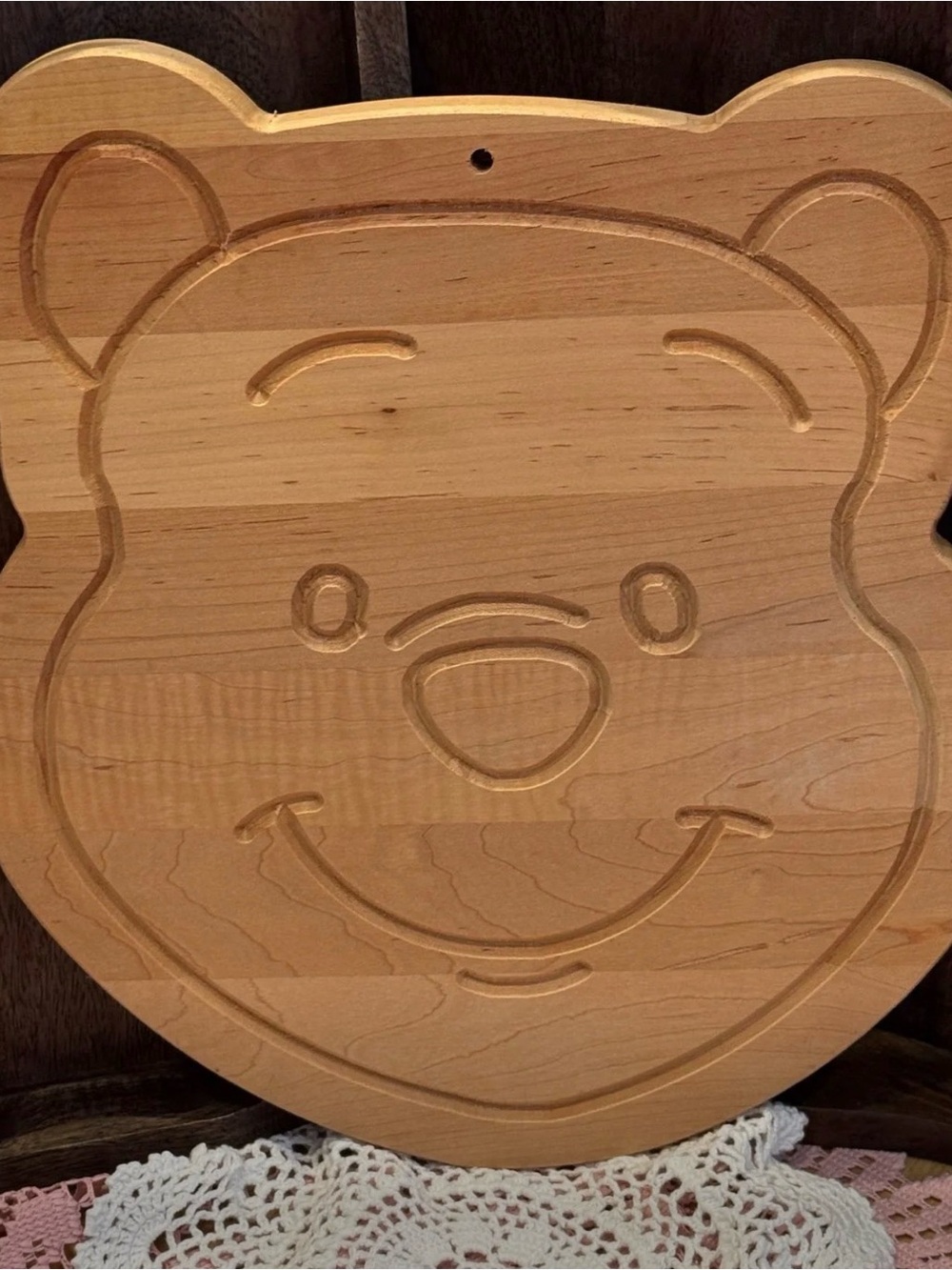Vintage Wooden Winnie the Pooh Charcuterie Board